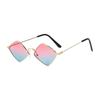 Frame UV Protection Film Small Sun Glasses Women's Sunglasses Diamond Shape Men's Shades