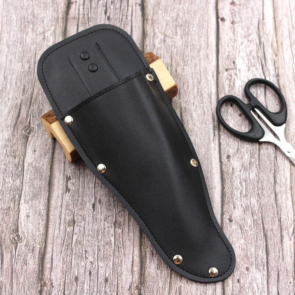 Gardening Branch Pruner Sheath PU Leather Hand Pruning Shear Pocket Gardening Scissors Bag