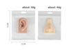Silicone Ear Model for Light/Dark Skin Tones - Soft Ear Model for Ear Picking Practice