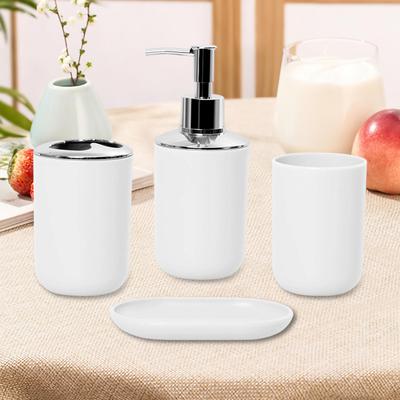 Bathroom Accessories Mouthwash Cup for Vanity Modern Housewarming Gift Decor Soap Dispenser