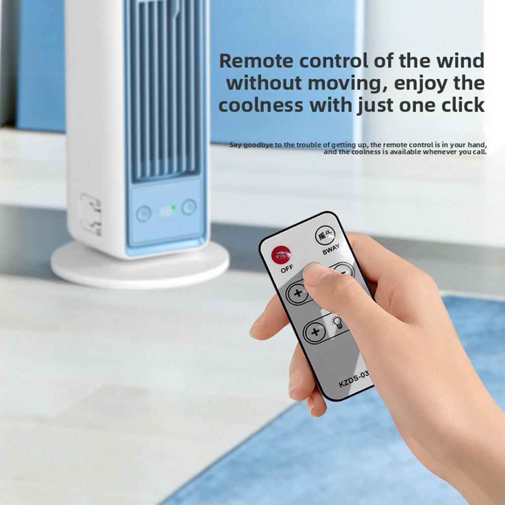 Mini Airs Conditioner Quiet Oscillating Standing/Lying Towers Fan Bladeless Floor Desk Fan Powerful Airs Cooler For Bedroom Home