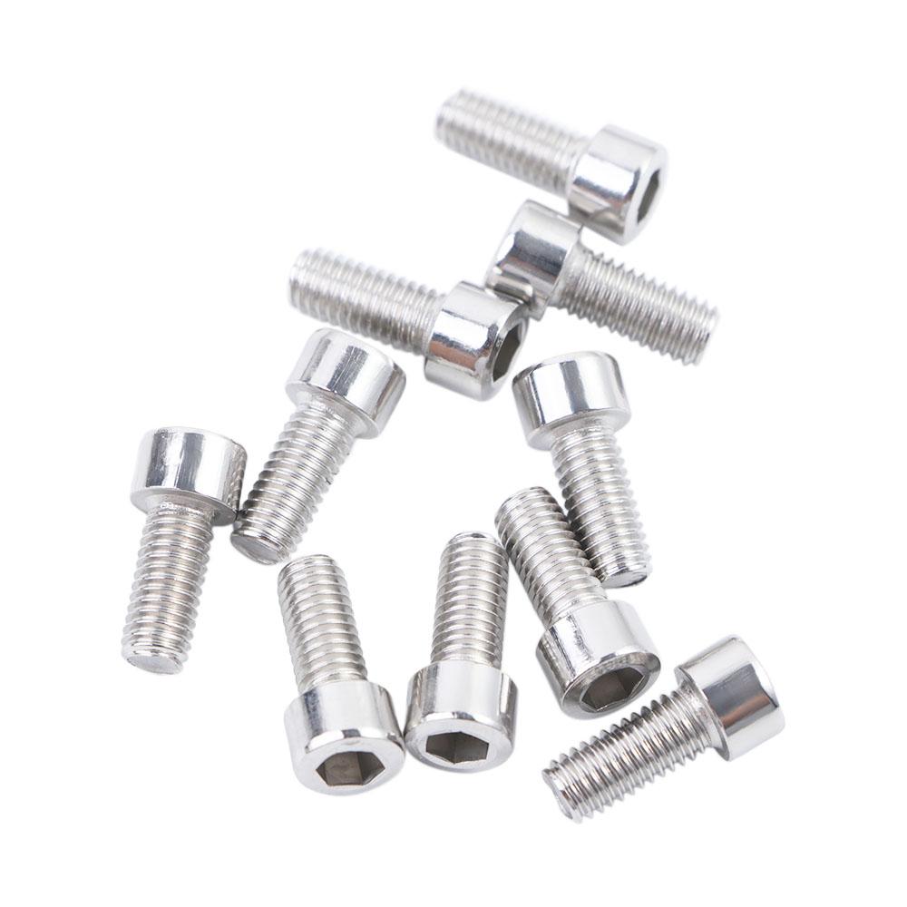 Cage Bolts M5*12 Bicycle Bottle Holder Screws Bottle Cage Screw M5 Hexagon Bolt Bicycle Screws
