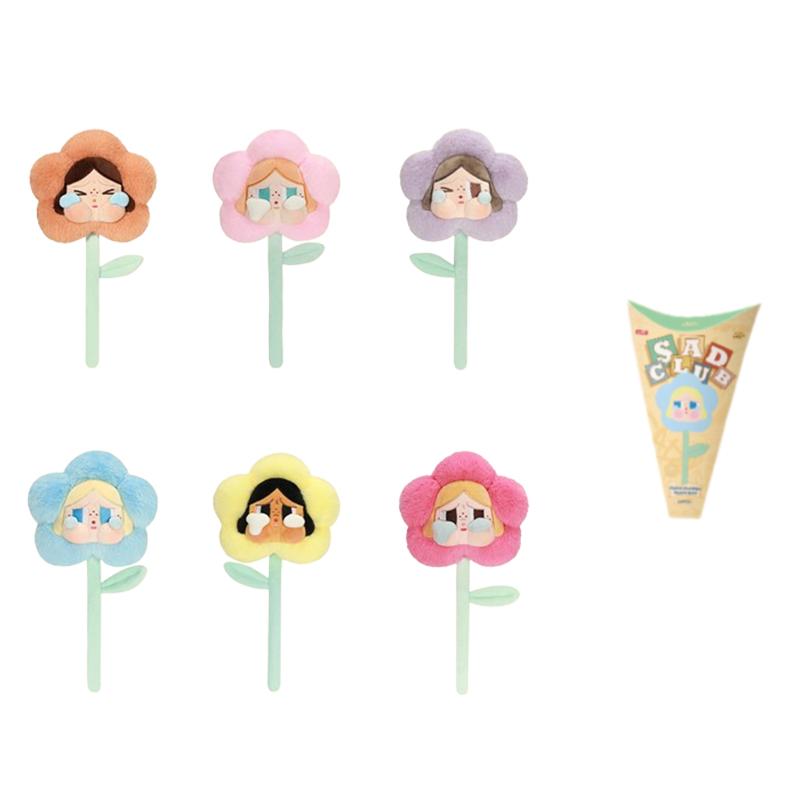 

POP MART CRYBABY Sadness Club Collection, Plush Floral Mystery Boxes, Single Mystery Box