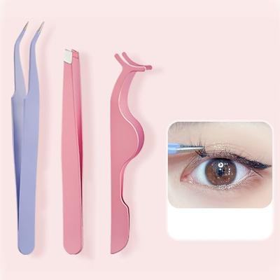 Stapi - Edelstahl-Wimpernpinzette (Verschiedene Designs)