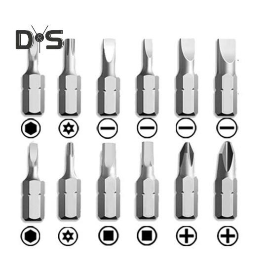 Ratchet Screwdriver with Non-Slip Handle High Strength 180-Degree Pivoting Adjustable Angle 13-in-1 Multi-functional Screwdriver
