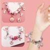Women Girl DIY Jewelry Making Kit-Charm Bracelet Necklace Hand String Set Creativity Art Craft Accessories Christmas Birth Gift