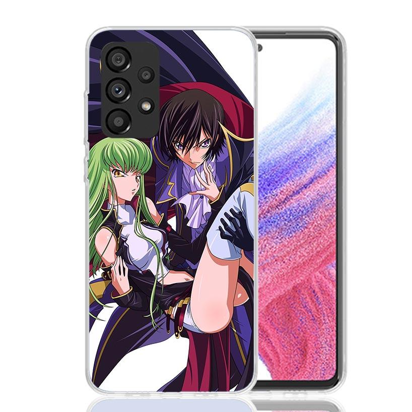 Code Geass Anime Phone Case For Samsung Galaxy A52 A32 A22 A12 A02S A50S A30S A51 A31 AA71 Note 20 Ultra 10 S10 Plus Galaxy A52