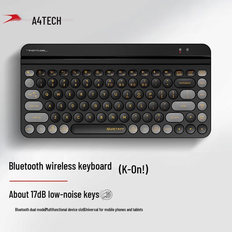 A4Tech FBK30 Wireless Bluetooth Silent 86-Key Mini Keyboard