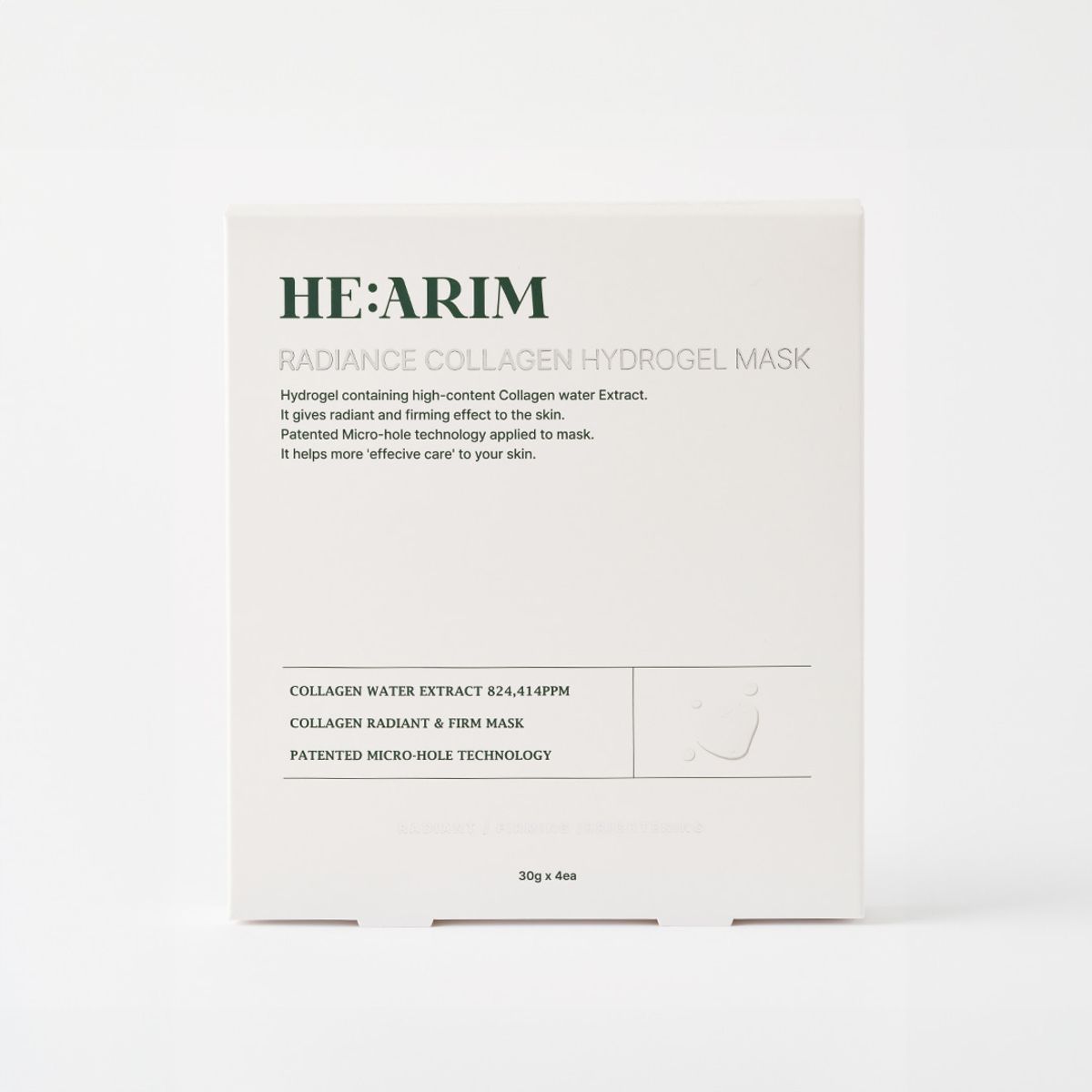 Hearim Radiance Collagen Hydrogel Mask Pack 1 box
