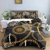Duvet Cover Chain Pattern Print Bedding Set Adult Bedroom Comforter Set With Pillowcase Personality Queen King Size Quilt Cover