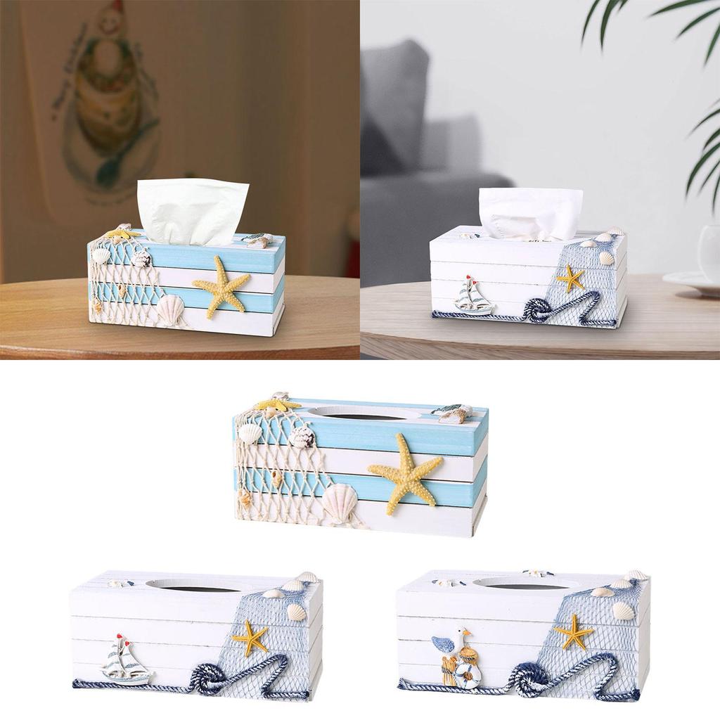 Tissue Paper Box Cover Decorative Tissue Holder Dispenser Toliet Vanity Home