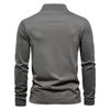 AIOPESON Brand Long Sleeve Men's Polo Shirts 100% Cotton Solid Color Casual Polo Shirts for Men New Sping Autumn Basic Polos Men
