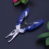 Stainless Steel Braid Cutter Multi-Tools Fishing Fishing Pliers Corrosion Resistant Split Ring Pliers for Outdoor Fishing Tools