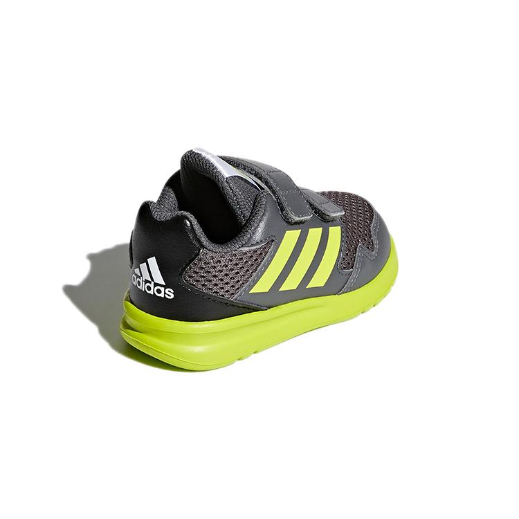 Adidas Altarun CF I Abrasion Resistant Low top Toddler Shoes Gray Yellow Infant And Toddler CQ0025