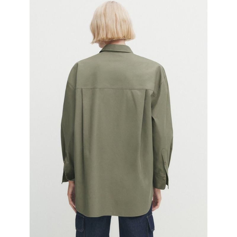 MD Women's Clothing Spanish New Arrival French Normcore Loose Tops Pure Cotton Long Sleeves Shirt Women 05116722505