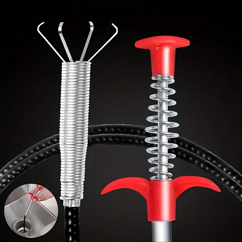 1pc Four claw pipe unclogger, toilet unclogging tool, toilet unclogging tool, household sewer unclogging tool