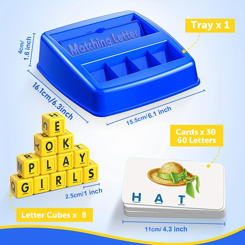 Children'S Early Education Puzzle Game, Spelling Words And Letters With Toys