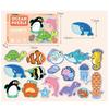 Montessori Fridge Magnets Matching Puzzle Animal Magnets  Early Education