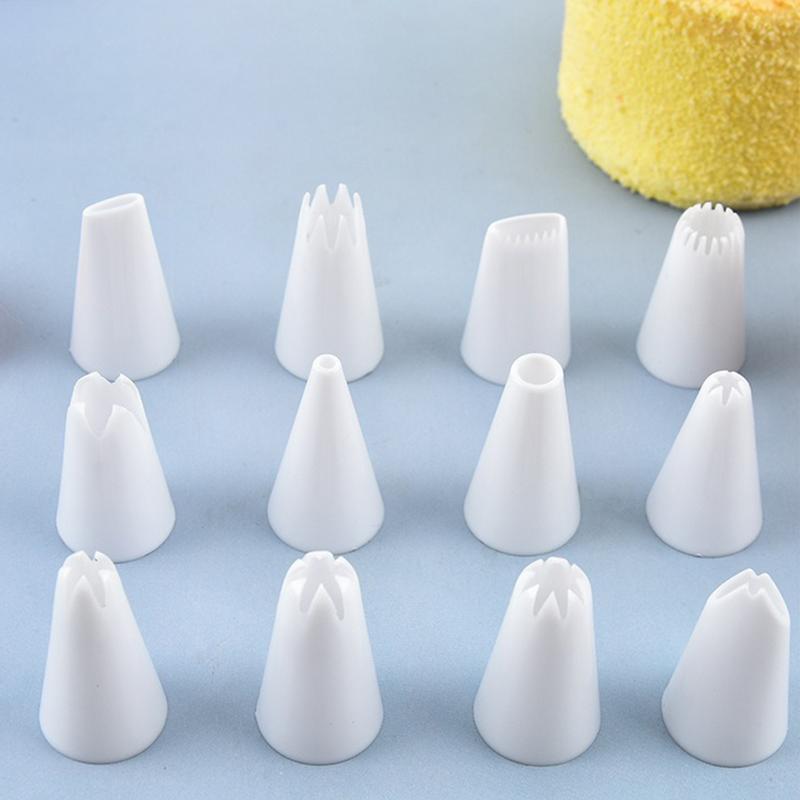 Piping Bags And Tips Set Safe 13pcs Piping Bags Icing Piping Tips Cake Decorating Sturdy Frosting Piping Kit Cake Decor Kit