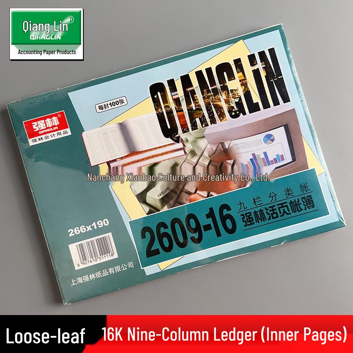 Nine-Column Account Ledger Book 2609-16 Small