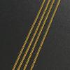5 10m/lot Bronze Color Plated Necklace Chains Brass Bulk For DIY Jewelry Findings Making Materials Handmade Supplies