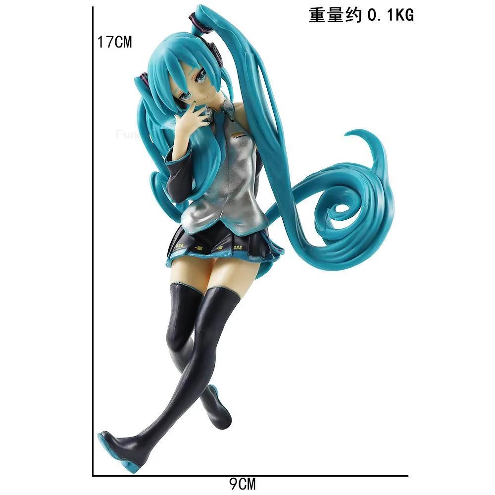 Anime Hatsune Miku Figure Wedding Dress Action Figures Kawaii Swimsuit Vocaloid Pvc Collectible Model Toys Girl Gift
