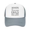 Ham Radio Operator Never Let You Down Foam Trucker Hats Men Women Summer Cooling Mesh Baseball Cap Casual Sun Hat Adjustbale