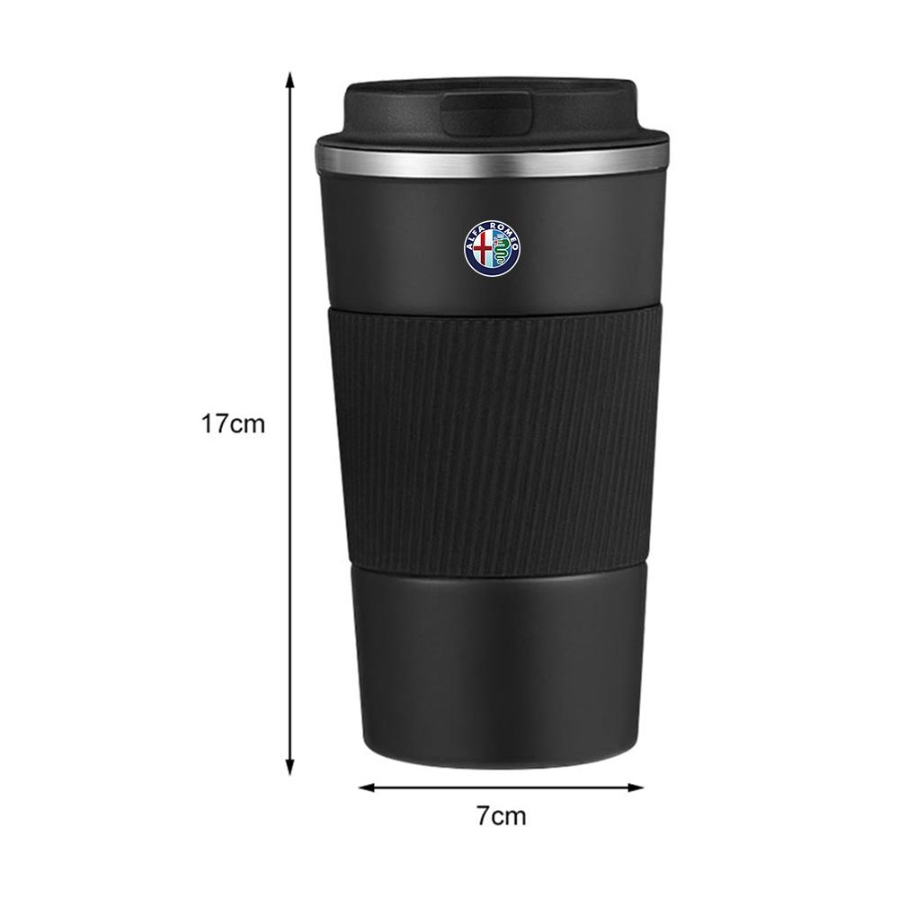 Thermo Cafe Coffee Mug Thermal Mug for Tea Water Coffee Car Thermos Mug For Alfa Romeo Stelvio Giulietta Tonale Disco 156 Mito