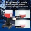 12W LED Work Light For Milwaukee M18 14.4V-18V Li-ion Battery Portable Table Lamp 1200LM Work Light Adapter Tool Reading Night Light Home Office