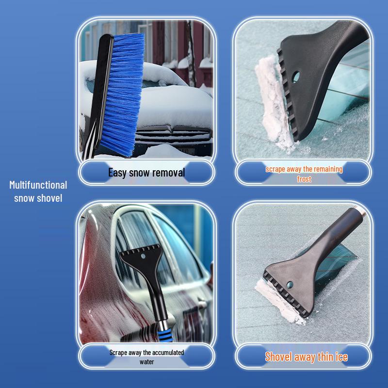 Car Retractable Multifunctional Snow Shovel & Scraper Tool