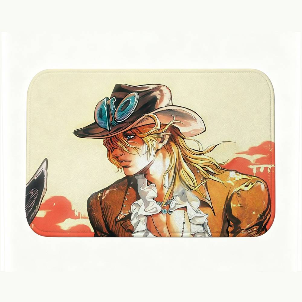 Jojo D-Diego Brando Soft Comfortable Short Plush Rug Carpet mat Anti‑Slip Floor Mat Machine Washable Home Decor