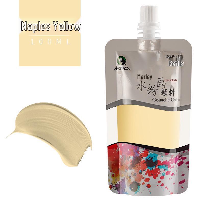 Mali Concentrated Gouache Paint Refill - Jelly Pigment for Art Exams