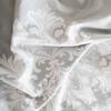 Velmora Cotton Satin Bedding Set White With Ornaments