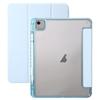For iPad Air 13 (2025)/(2024) Case Tri-Fold Stand Acrylic Back PU Leather Anti Fall Tablet Cover