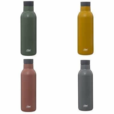Iso Mustard Thermal Bottle 450ml Stainless Steel