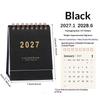 2027 Mini Morandi Color Desk Calendar Compact Size Memo Planner for Home Office Desktop Decoration Daily Reminder