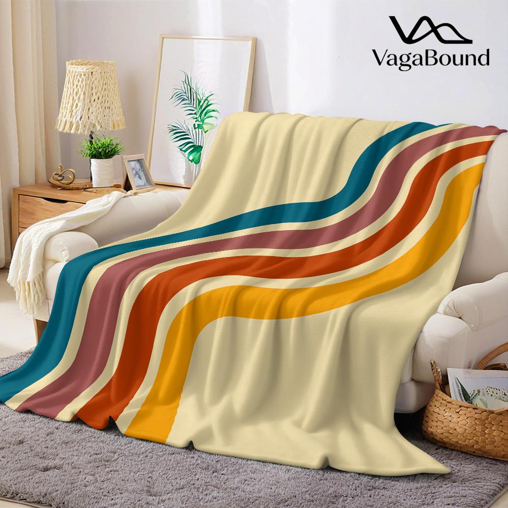Floral Pop Flannel Blanket Warm Soft Halloween Christmas Couch Warm Cozy Decorative Decor Gift for All Season