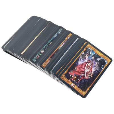 İngilizce Dil Sürümü Kağıt Tarot Kartları Kehanet Oyun Kartları Etkileşim Masa Oyunu Kartı