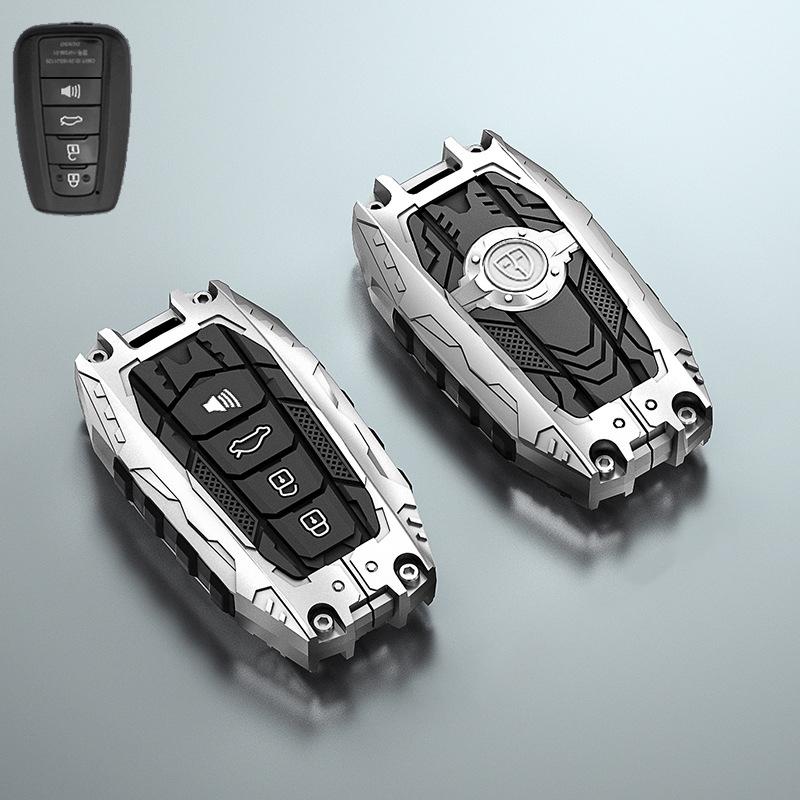 Zinc Alloy Car Key Cover Case For Toyota Bz3 Asia Dragon Car Shell Yize C-Hr Prado Sienna Crown Kluger Harrier