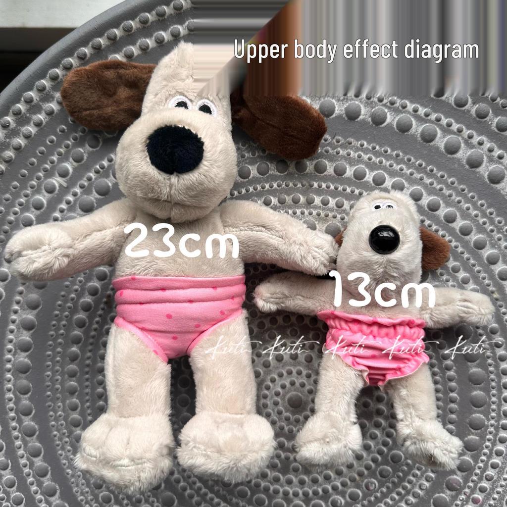 Labubu Doll Clothes: Cotton Pants & Accessories for 13cm-23cm Dolls, including Palm Dog-Themed Underwear.