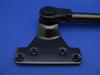 Nippon Door Check Manufacturing New Star Parallel Type Door Closer with Stop, Black PS-7002 (1 piece)