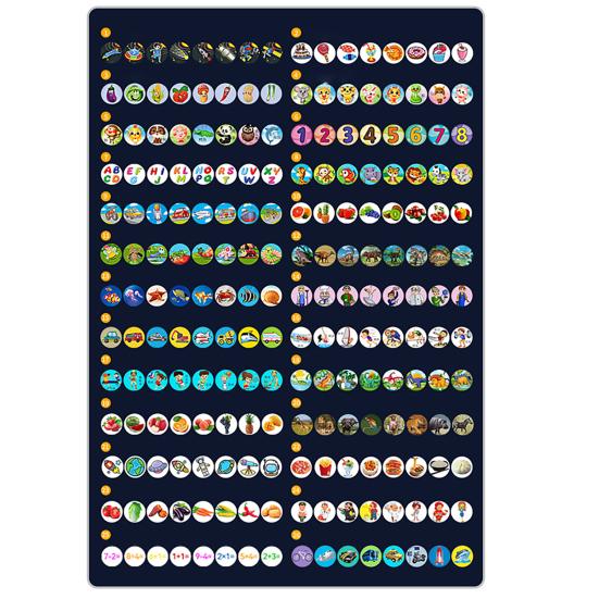 Projektions-Taschenlampe für Kinder Kleinkind-Taschenlampe mit 80 Muster-Dias und 10 Projektionskarten Fantasievolles Geschichtenerzählspielzeug