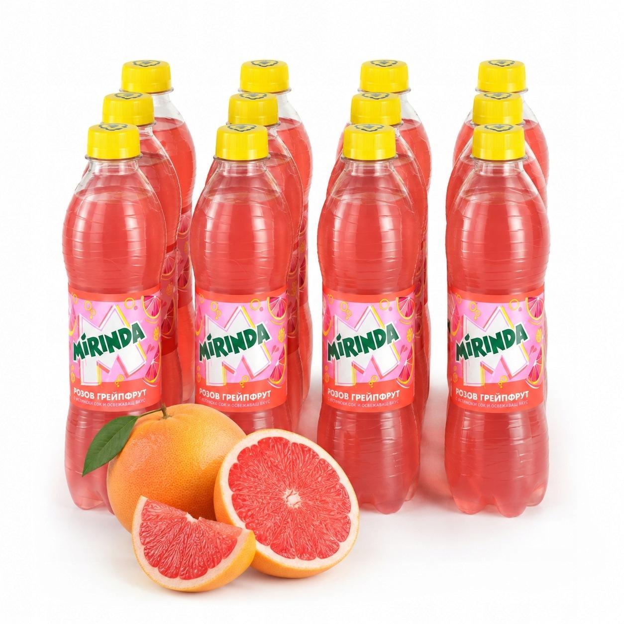 Mirinda Pompelmo Rosa - Bevanda Gassata 12x500ml