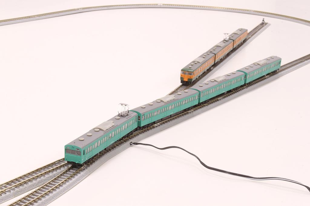 Rokuhan Z gauge storage track set rail set F R080 model railroad supplies
