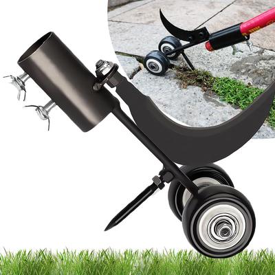 Adjustable Weed Puller with Wheels Stand Up Weeder for Yard Lawn