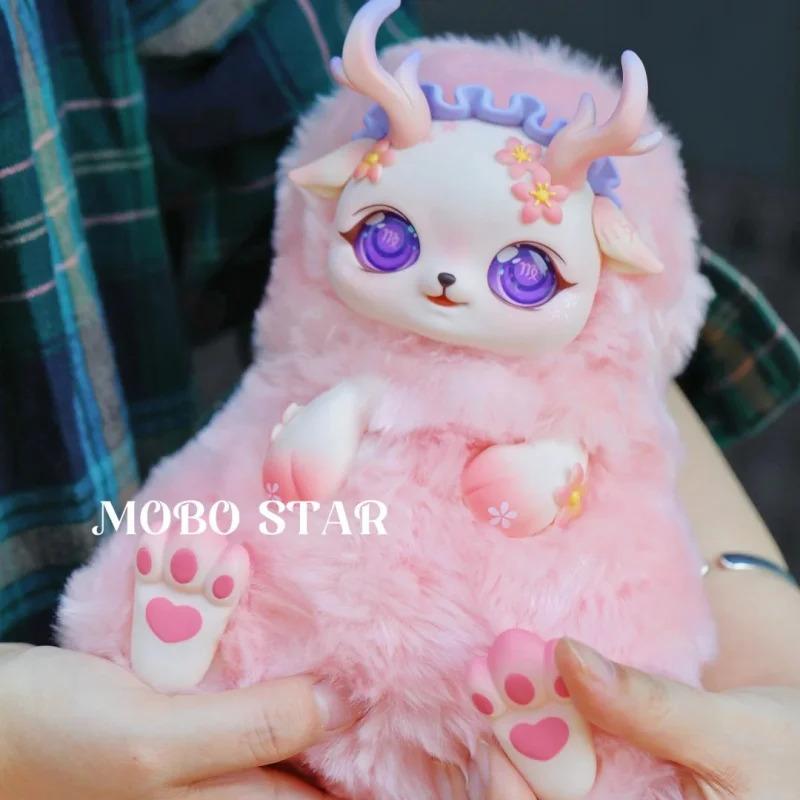 Mobostar Twelve Constellations Morning Dew Series Vinyl Dolls Blind Box Caixa Caja Kawaii Dolls Girls Boys Gift Anime Figure Toy