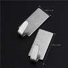 6pcs Adhesive Stainless Steel Towels Hooks Towels Racks Wall Hooks For Kitchen Bathroom