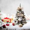 Albero di Natale da tavolo Alberi di Natale da 18 pollici Ornamenti da tavolo Decorazione di buon Natale Centrotavola di Natale illuminato