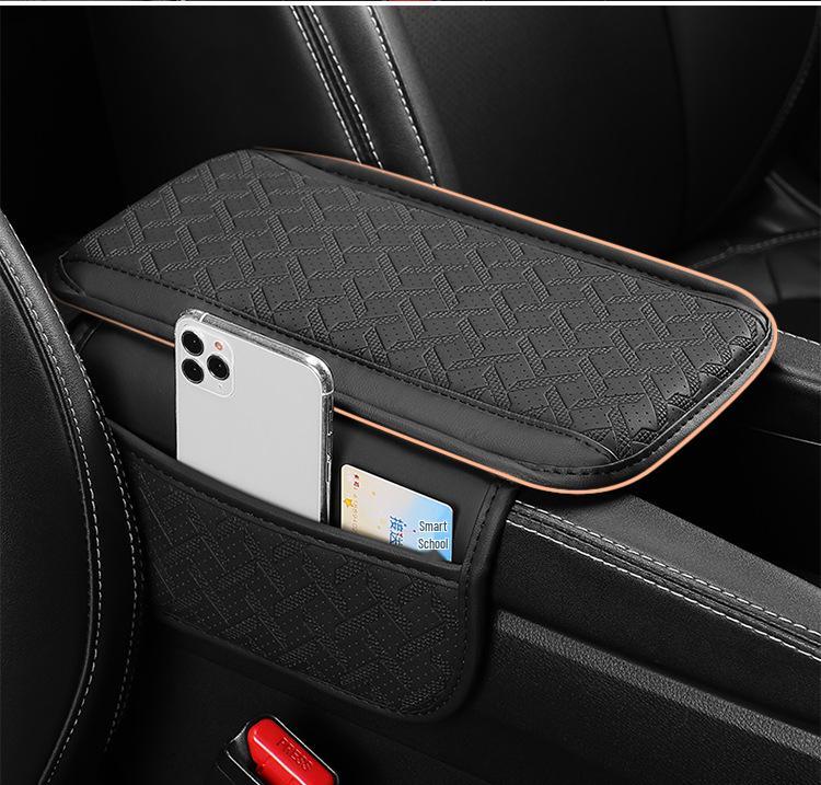 Universal Car Armrest Pad: Heightening & Storage Solution for Central Elbow Rest
