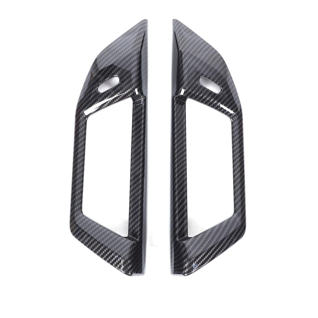 ABS Carbon fiber B Pillar Air Outlet Vent Cover Trim For BMW 5 Series G60 i5 24+